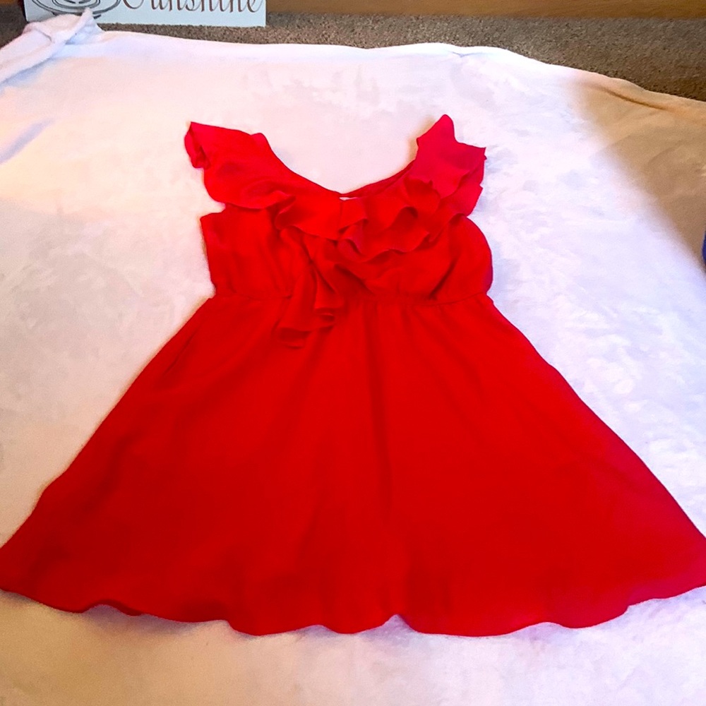 Pink summer dress with pockets